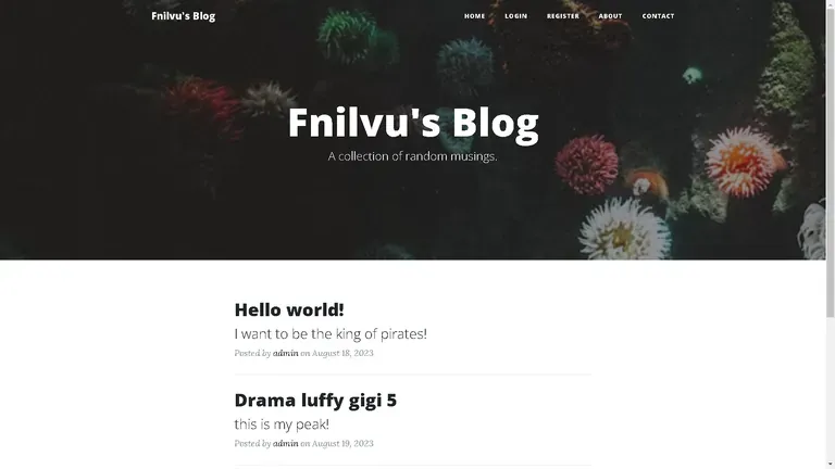 Blog with Users